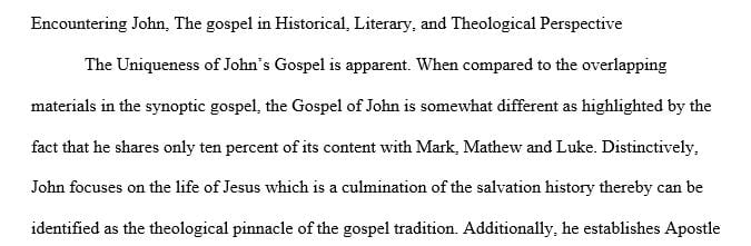 Book review for some bible book
