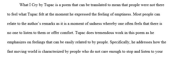 Compare and contrast the 2 poems in 300 words