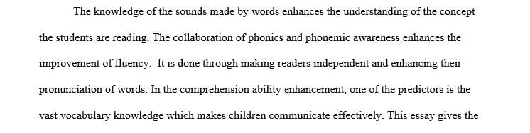 Describe the major concepts of beginning word study.
