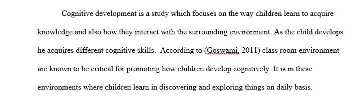 Design a classroom environment that is sensitive to the needs and skills of the learner 