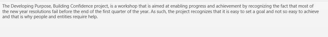Develop a scope statement for a project