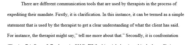Discuss three key communication tools pointed out in the chapter