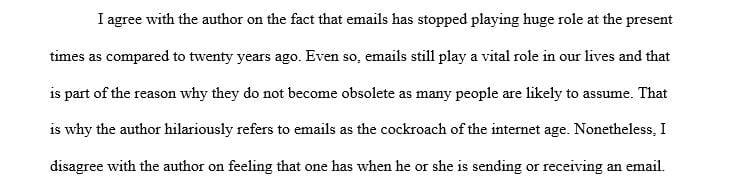Email and the Professional Workplace
