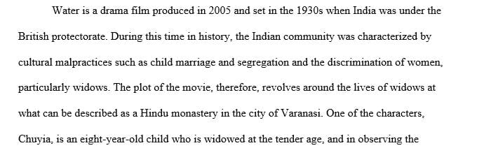 How is religions portrayed in the movie in relation to the women characters