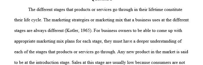 How the marketing mix will vary in relationship to the offering of a service and of a product