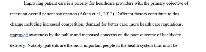 How to Improve Patient Care Quality