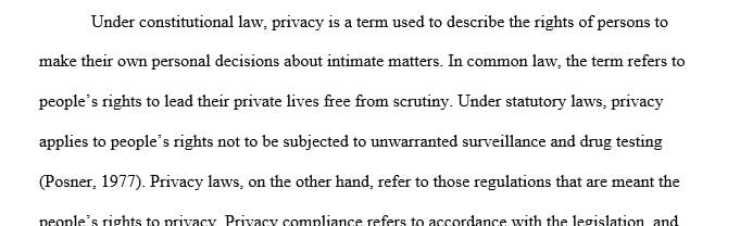 Identify information that is protected by the Privacy Act