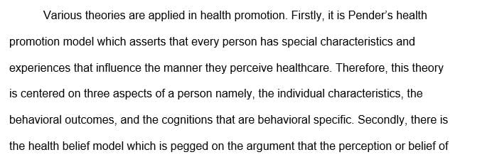 List and discuss health behaviors for health promotion and disease prevention.