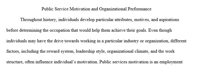 Select a public administration topic that interests you