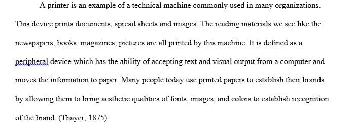 Technical Description Assignment