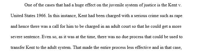 The Development of Juvenile Justice