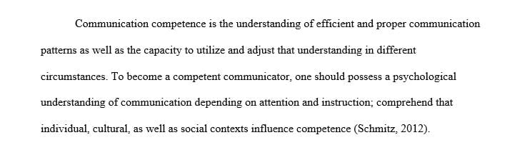 The ability to choose a communication behavior that is both effective and appropriate for a given situation
