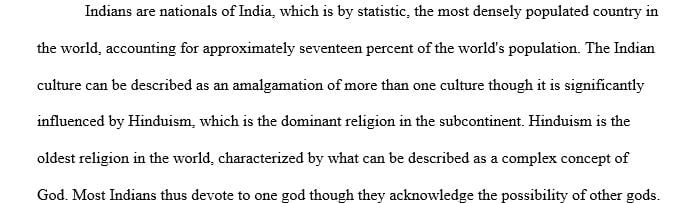 The cultural health care beliefs of the study heritages