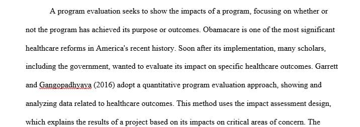 Utilize research skills to locate an appropriate scholarly program evaluation proposal.