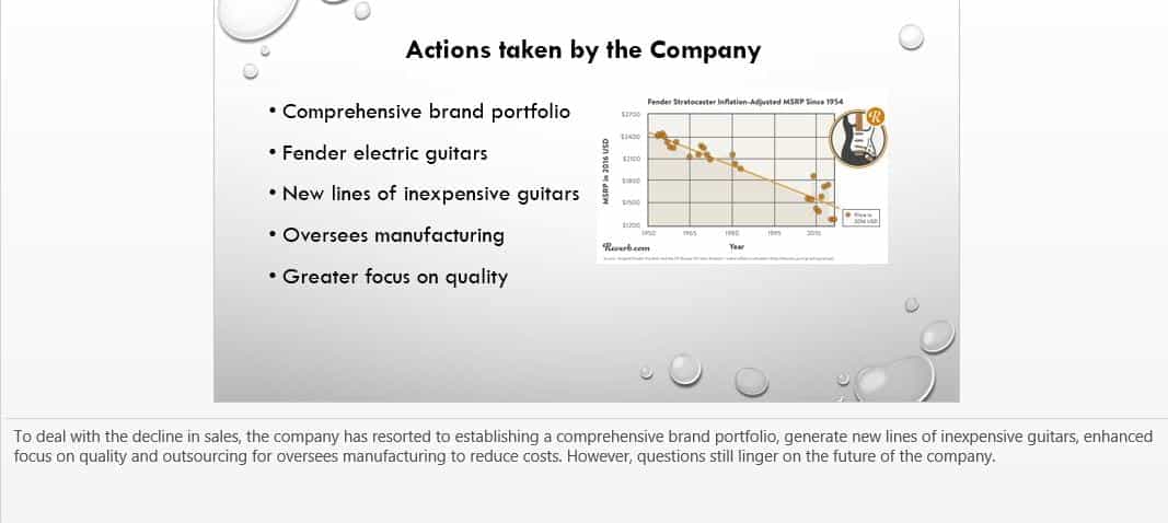 What action has the company been taking in response to these developments and trends