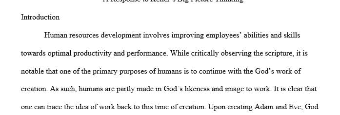 What are 3 related implications for the role of human resource development (HRD) as a strategic function