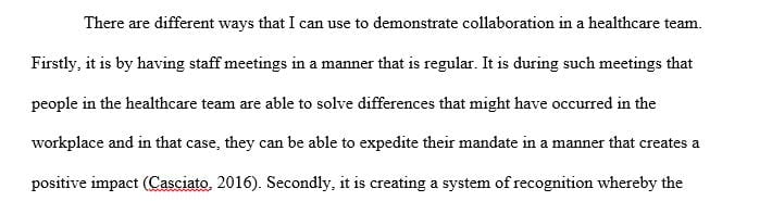 What can you do to encourage collaboration and demonstrate stewardship