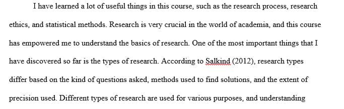 What have you found to be most useful in this course of instruction and why