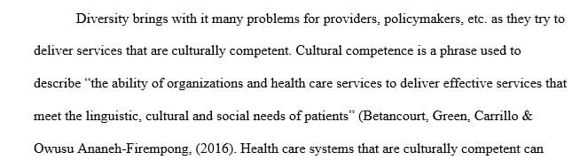 What health issues may be better addressed by a nursing care staff with knowledge about inequity