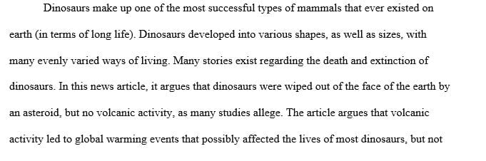 What prior knowledge and assumptions about the science topic in your article