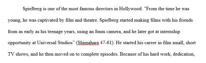 Write a 3-page research paper on a feature-film director