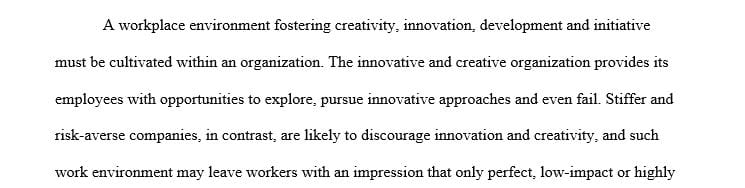 Write a 500-word summary of how organizational leaders can create a favorable organizational climate