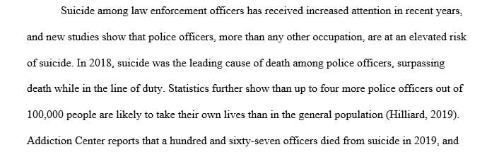 Write a research paper on one issue on policing covered in the book