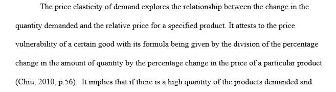 Writing a report to a store manager who wants pricing recommendations for a particular product