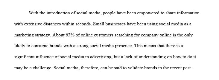 Writing one paragraph response to a discussion about social media facts.