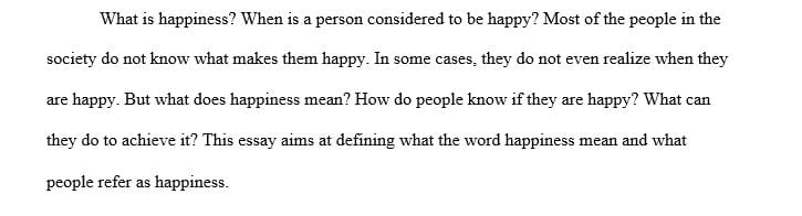 A definition essay asks the writer to concentrate on the clarification of the meaning of the concept or word
