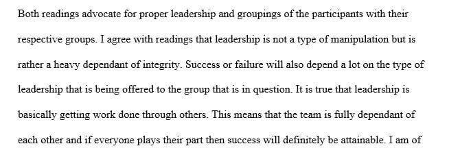 Becoming an effective group leader.