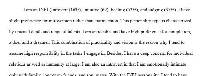 Conduct academic research on the sixteen personality types.