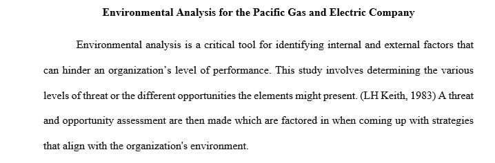 Conduct an evaluation of the company's external environment.