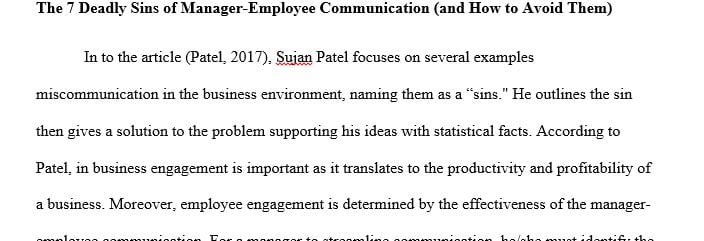 Conducting a short article search on topics related to communication problems and how to avoid them