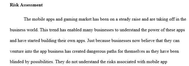 Create a risk assessment that lists risks along with severity and probability.