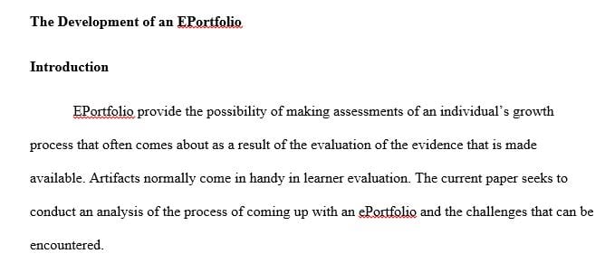 Create an ePortfolio that includes redesigned activities from prior coursework in the Masters of Arts in Education (MAED) Program
