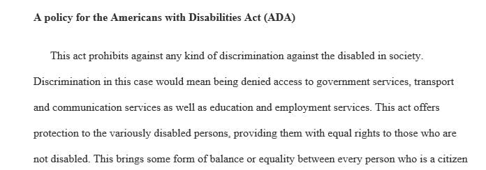 Creating policies for the various laws that are covered in the employee handbook. 