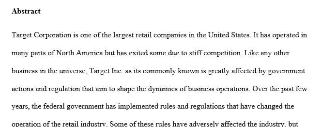 Creation of an impact of governmental action on a business paper