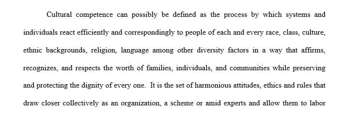 Describe the ethical issues related to cultural competence.