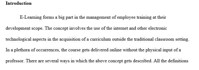 Describe the potential barriers of e-learning readiness.