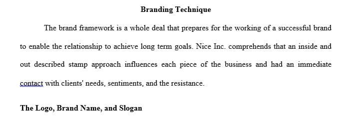 Develop a branding strategy for your product that covers the brand name
