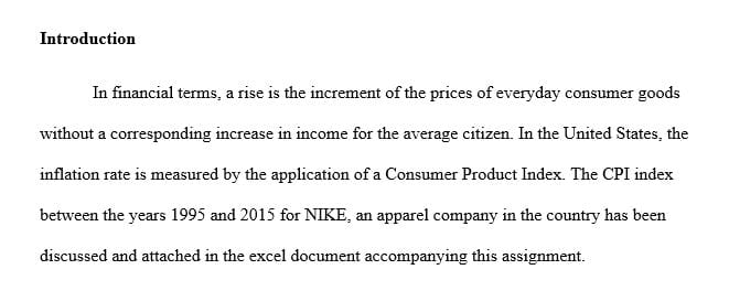 Develop a minimum 700-word analysis of inflation