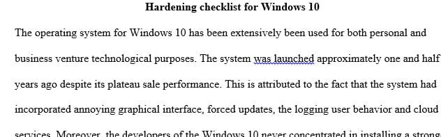 Develop guide for a windows 10 desktop environment.