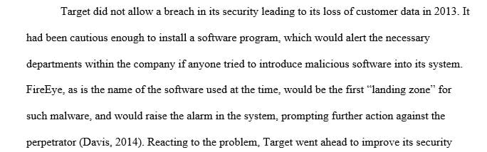 Did the company presented in the video allow a breach of security based on the laws and ideas discussed in the text