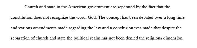 Discuss how Augustine and Aquinas might view the current relationship between the government and religion.