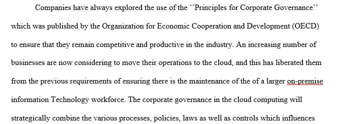 Discuss the key factors that guide the principles of corporate governance