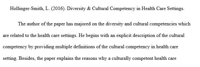 Diversity awareness in healthcare – mandatory or voluntary