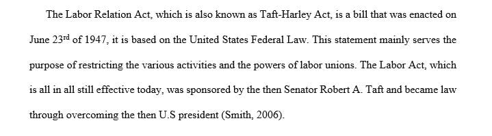 Exploring the Impact of the Labor Management Relations Act (LMRA)-Powerpoint
