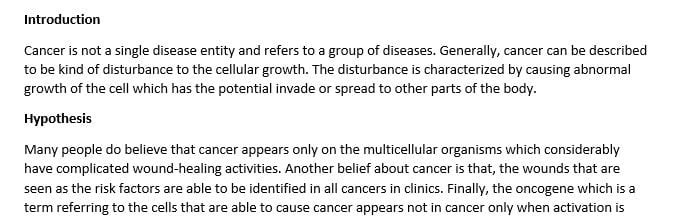 Give me a specific example of a cancer treatment plan the nurse is involved with