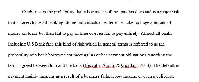 How are credit risks associated with individuals different from credit risks associated with institutions